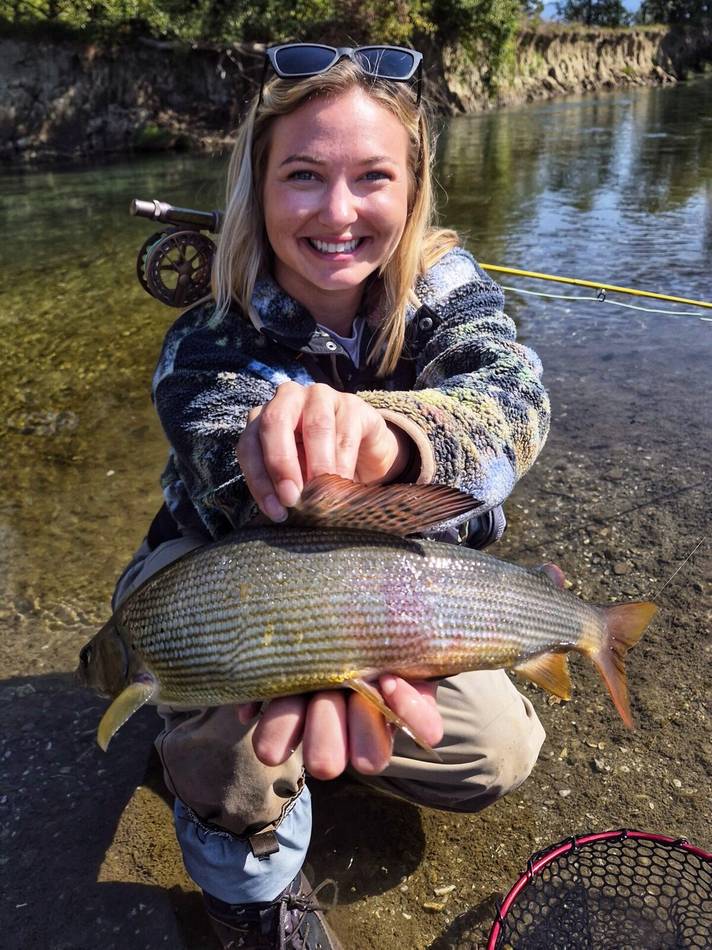 A grayling from the Ljuča