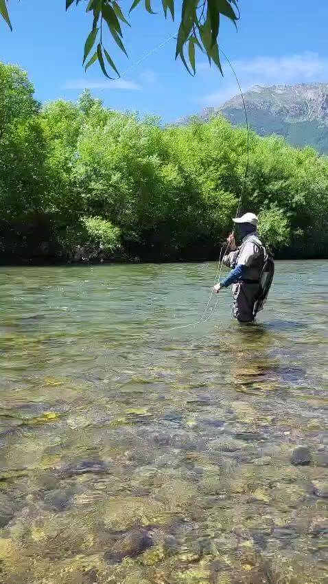 Fly fishing on the Lim — video
