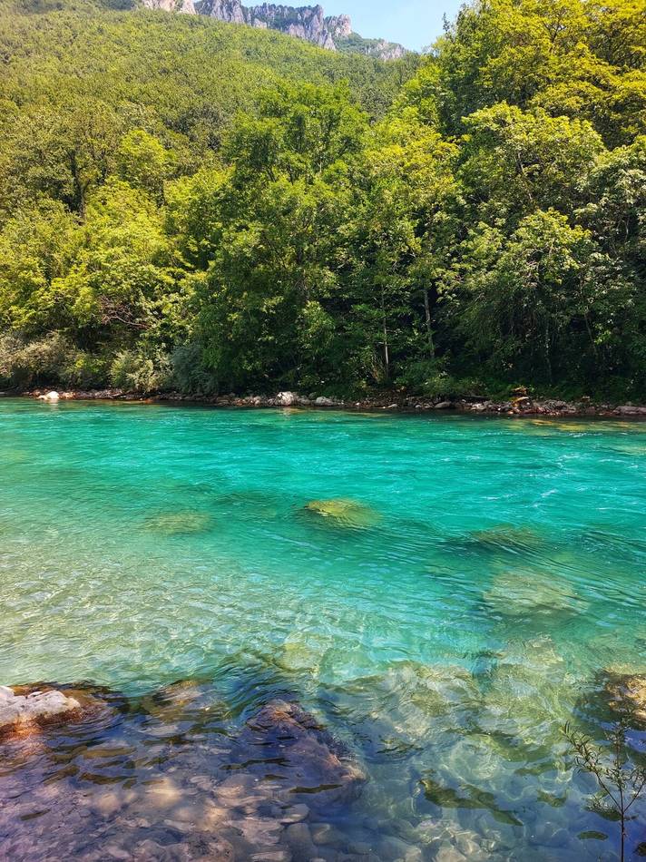The turquoise Tara canyon